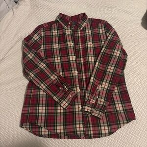Polo by Ralph Lauren Kids Red and Green Checkered Shirt